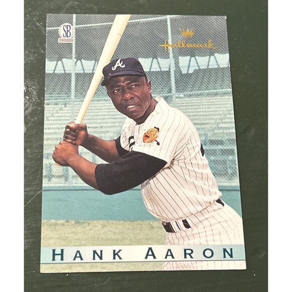 Hallmark Keepsake Ornament Hank Aaron 1997 Collectors Series At The Ballpark - Picture 4 of 7